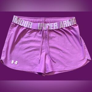 Under Armour Heat Gear Shorts Purple Small 💜